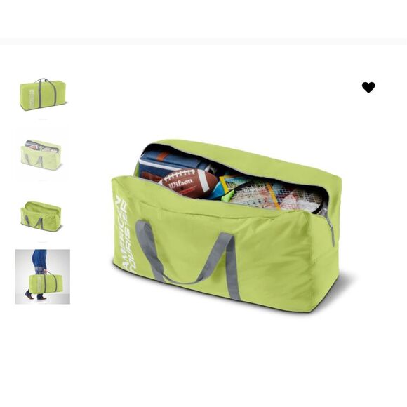 American Tourister Tote-A-Fun Duffel Celery Green NEW - Picture 6 of 6